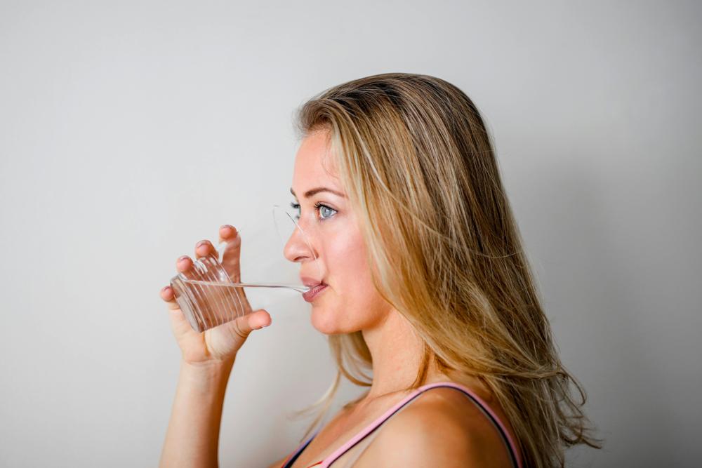 drinking water