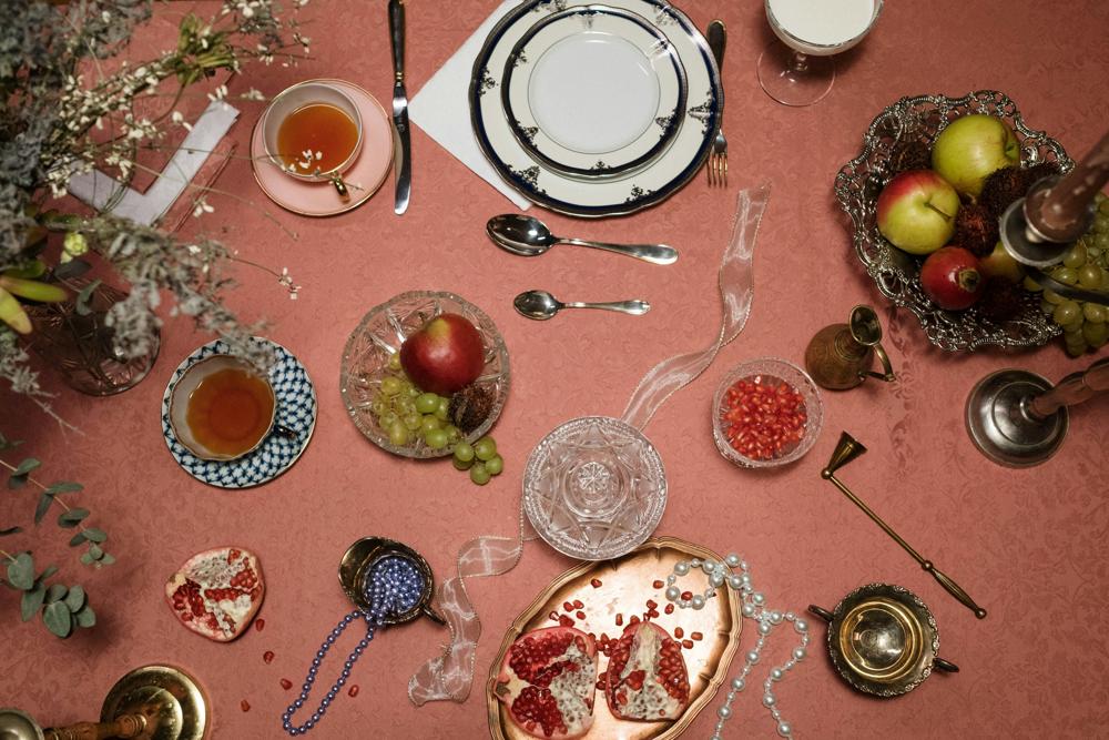 pomegranate seeds